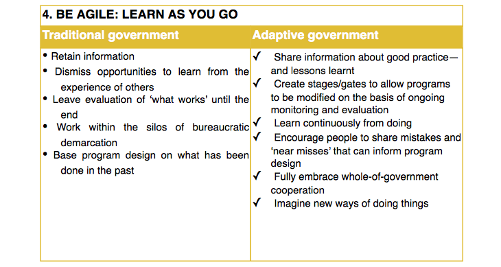 Agile government project management