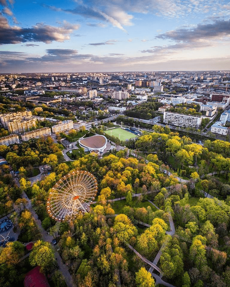 Belarus arial photography