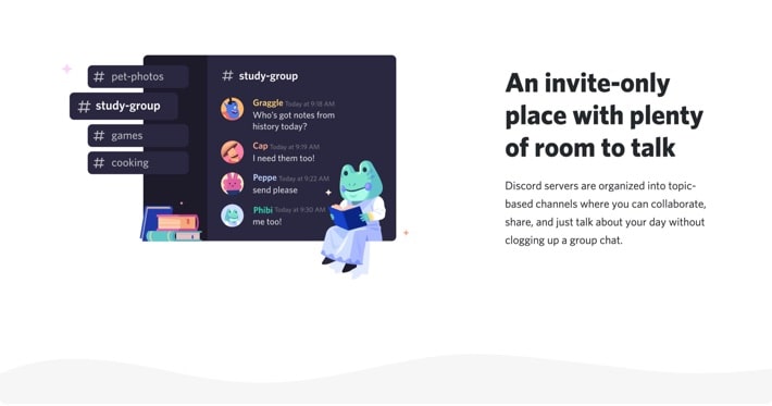 Discord website screenshot