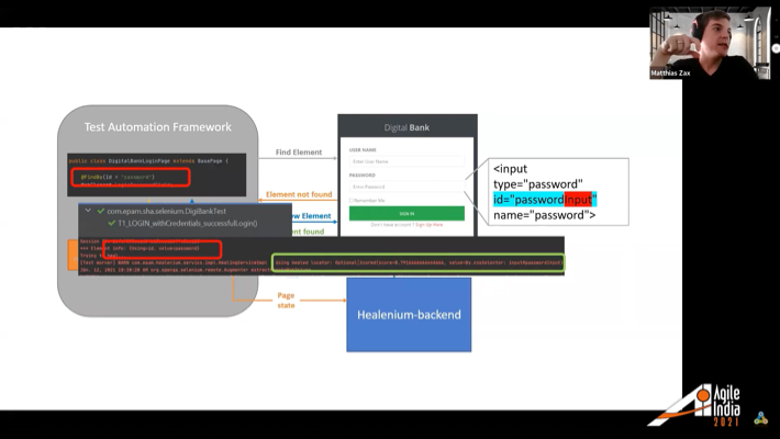 a demo of using Healenium