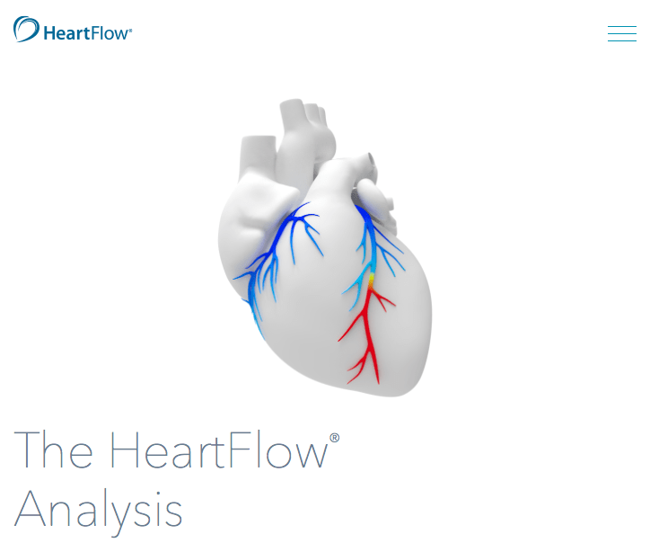 heartflow website screenshot