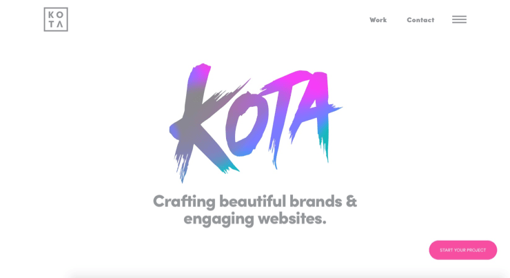 a screenshot of kota.co.uk