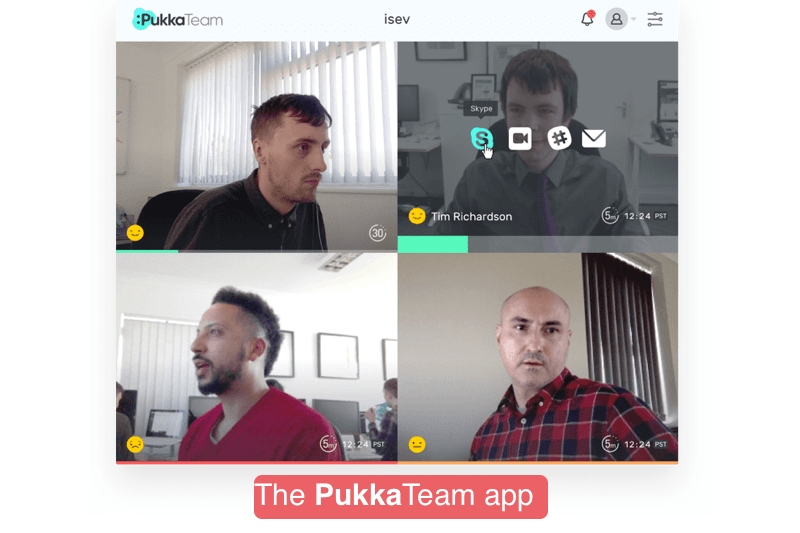 PukkaTeam application screenshot