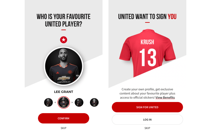 Manchester United smartphone app