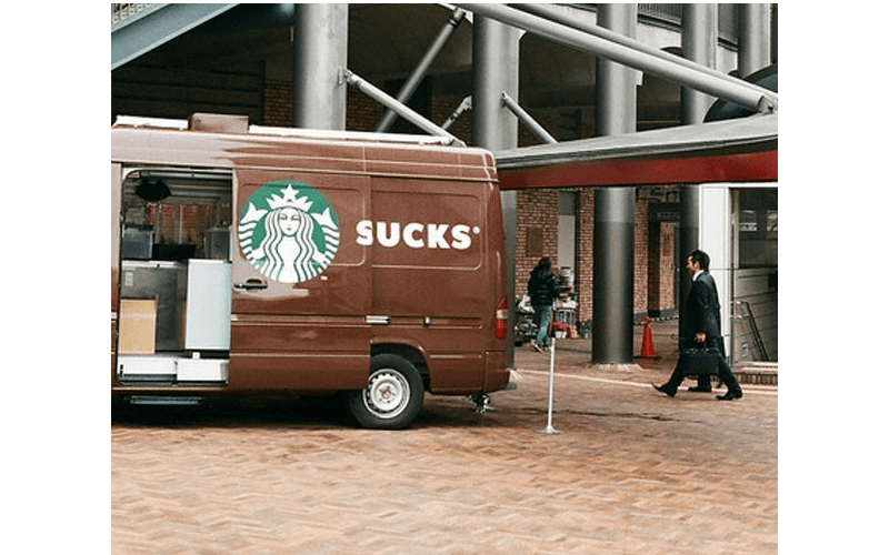 an illustration of testing failure based on the example of a Starbucks truck