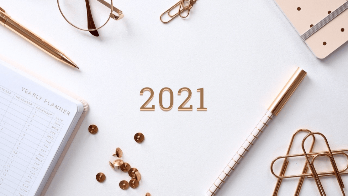 web design trends 2021 illustrated in a main image